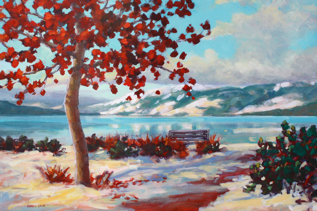 Winter Reds, Okanagan Lake